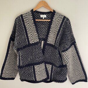 LUCKY BRAND Alpaca/Wool Blend Wrap Cardigan is NWOT! Medium; Fits Like a Large